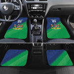 Custom Rugby African Namibia Car Mats Welwitschias African Fish Eagle - African Pride