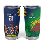 Custom Rugby African Namibia Tumbler Cup Welwitschias African Fish Eagle - African Pride
