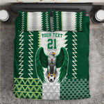 Custom Football African Nigeria Bedding Set Classic 20-21 Home Jersey - African Pride