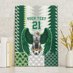 Custom Football African Nigeria Canvas Wall Art Classic 20-21 Home Jersey - African Pride