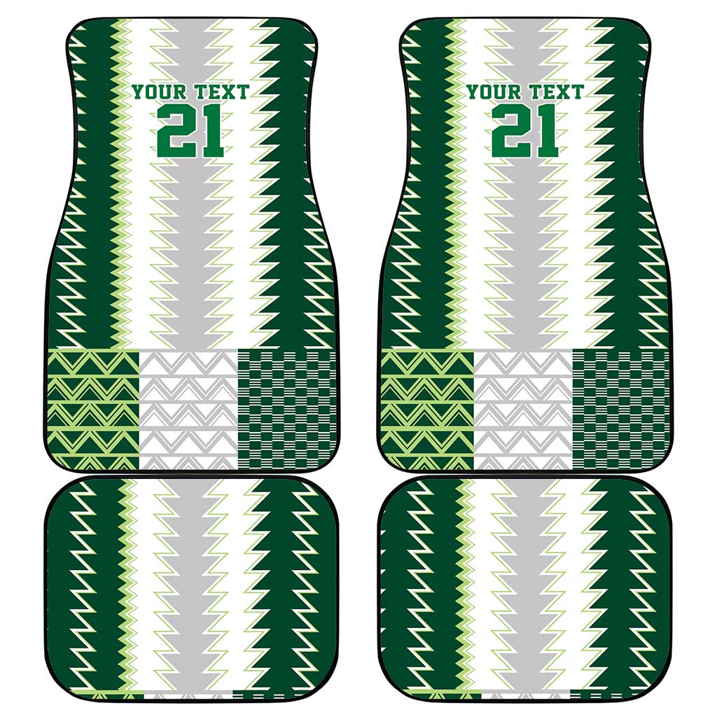 Custom Football African Nigeria Car Mats Classic 20-21 Home Jersey - African Pride