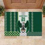 Custom Football African Nigeria Rubber Doormat Classic 20-21 Home Jersey - African Pride