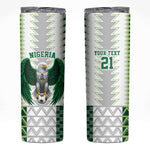 Custom Football African Nigeria Skinny Tumbler Classic 20-21 Home Jersey - African Pride