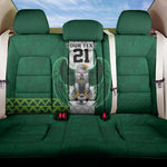 Custom Football African Nigeria Back Car Seat Cover Retro Nigeria 20-21 Eagle Flag Motif - African Pride