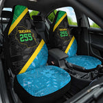 Tanzania 255 Car Seat Cover African Mix Pattern Flag Motif - African Pride