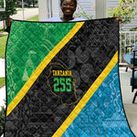 Tanzania 255 Quilt African Mix Pattern Flag Motif - African Pride