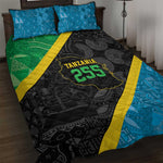 Tanzania 255 Quilt Bed Set African Mix Pattern Flag Motif - African Pride
