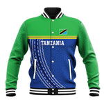 Custom Cicket African Tanzania Baseball Jacket The Cows Tanzania Pattern - African Pride