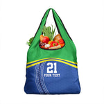 Custom Cicket African Tanzania Grocery Bag The Cows Tanzania Pattern - African Pride