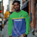 Custom Cicket African Tanzania Long Sleeve Shirt The Cows Tanzania Pattern - African Pride