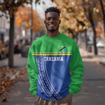 Custom Cicket African Tanzania Sweatshirt The Cows Tanzania Pattern - African Pride