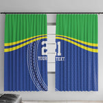 Custom Cicket African Tanzania Window Curtain The Cows Tanzania Pattern - African Pride