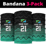 Custom Football African Tanzania Neck Gaiter Retro 2023-24 Tanzania History LT9