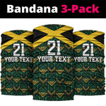 Afro-Jamaicans Football Custom Neck Gaiter Black Ethnic Motifs LT9
