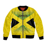 Afro-Jamaicans Custom Bomber Jacket Reggae Boyz With Traditional Pattern