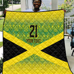 Afro-Jamaicans Custom Quilt Reggae Boyz With Traditional Pattern