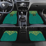Afro-Jamaicans Tribal Custom Football Car Mats Green Style