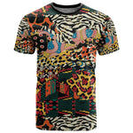 African Mixed Wild Animal Skins T shirt