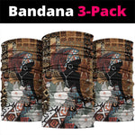 Beautiful Black Woman Neck Gaiter African Tribal Pattern LT9