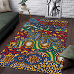 Traditional African Animal Skins Pattern Area Rug