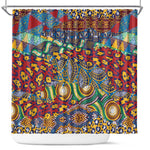 Traditional African Animal Skins Pattern Shower Curtain