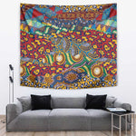 Traditional African Animal Skins Pattern Tapestry