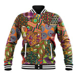 Traditional Ethnic African Vintage Motifs Baseball Jacket