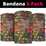 Traditional Ethnic African Vintage Motifs Neck Gaiter LT9
