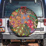 Traditional Ethnic African Vintage Motifs Spare Tire Cover