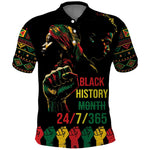 When I'm Born I'm Black Polo Shirt Black History Black Month