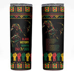 When I'm Born I'm Black Skinny Tumbler Black History Black Month
