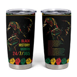 When I'm Born I'm Black Tumbler Cup Black History Black Month