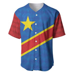 Africa DR of the Congo Personalized Baseball Jersey Flag Style - African Pride