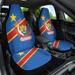 Africa DR of the Congo Personalized Car Seat Cover Flag Style - African Pride