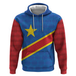 Africa DR of the Congo Personalized Hoodie Flag Style - African Pride