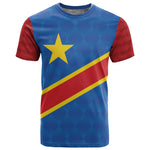 Africa DR of the Congo Personalized T shirt Flag Style - African Pride