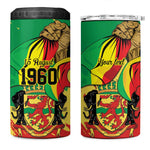 Republic of The Congo Independence Day Personalized 4 in 1 Can Cooler Tumbler Congo-Brazzaville Since 1960 - African Pride