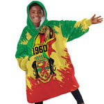 Republic of The Congo Independence Day Personalized Kid Wearable Blanket Hoodie Congo-Brazzaville Since 1960 - African Pride