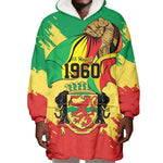 Republic of The Congo Independence Day Personalized Wearable Blanket Hoodie Congo-Brazzaville Since 1960 - African Pride