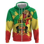 Republic of The Congo Independence Day Personalized Zip Hoodie Congo-Brazzaville Since 1960 - African Pride