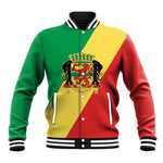 Republic of The Congo Personalized Baseball Jacket Simple Flag Style - African Pride