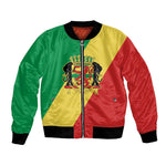 Republic of The Congo Personalized Bomber Jacket Simple Flag Style - African Pride