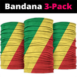 Republic of The Congo Neck Gaiter Simple Flag Style - African Pride