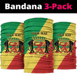 Republic of The Congo Personalized Neck Gaiter Simple Flag Style LT9