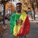 Republic of The Congo Personalized Sweatshirt Simple Flag Style - African Pride