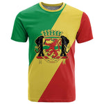 Republic of The Congo Personalized T shirt Simple Flag Style - African Pride