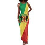 Republic of The Congo Personalized Tank Maxi Dress Simple Flag Style - African Pride
