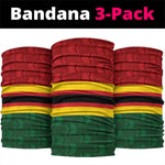 Africa Cricket Zimbabwe Neck Gaiter Zimbabwean Pattern Flag Motif - African Pride
