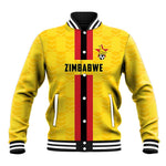Custom Africa Football Zimbabwe Baseball Jacket The Warriors with Zimbabwe Bird - African Pride