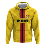 Custom Africa Football Zimbabwe Hoodie The Warriors with Zimbabwe Bird - African Pride